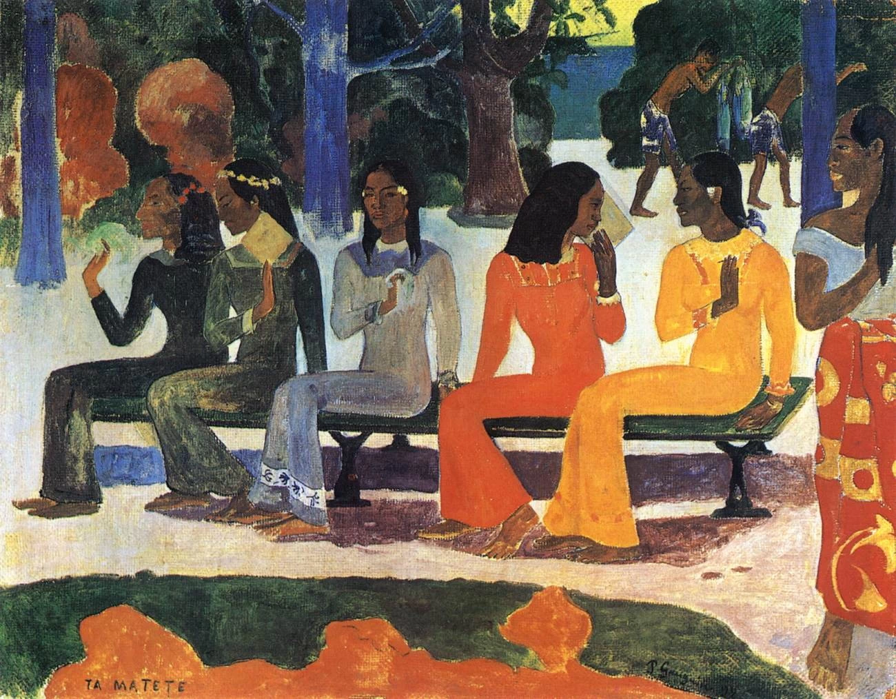 Non andremo al mercato oggi (Ta Matete) - Öffentliche Kunstsammlung, Basel